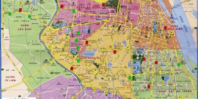 Hanoi carte du vietnam