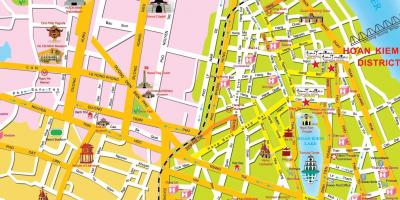 Hanoi carte du tourisme