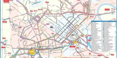 Plan de la ville de hanoi, vietnam